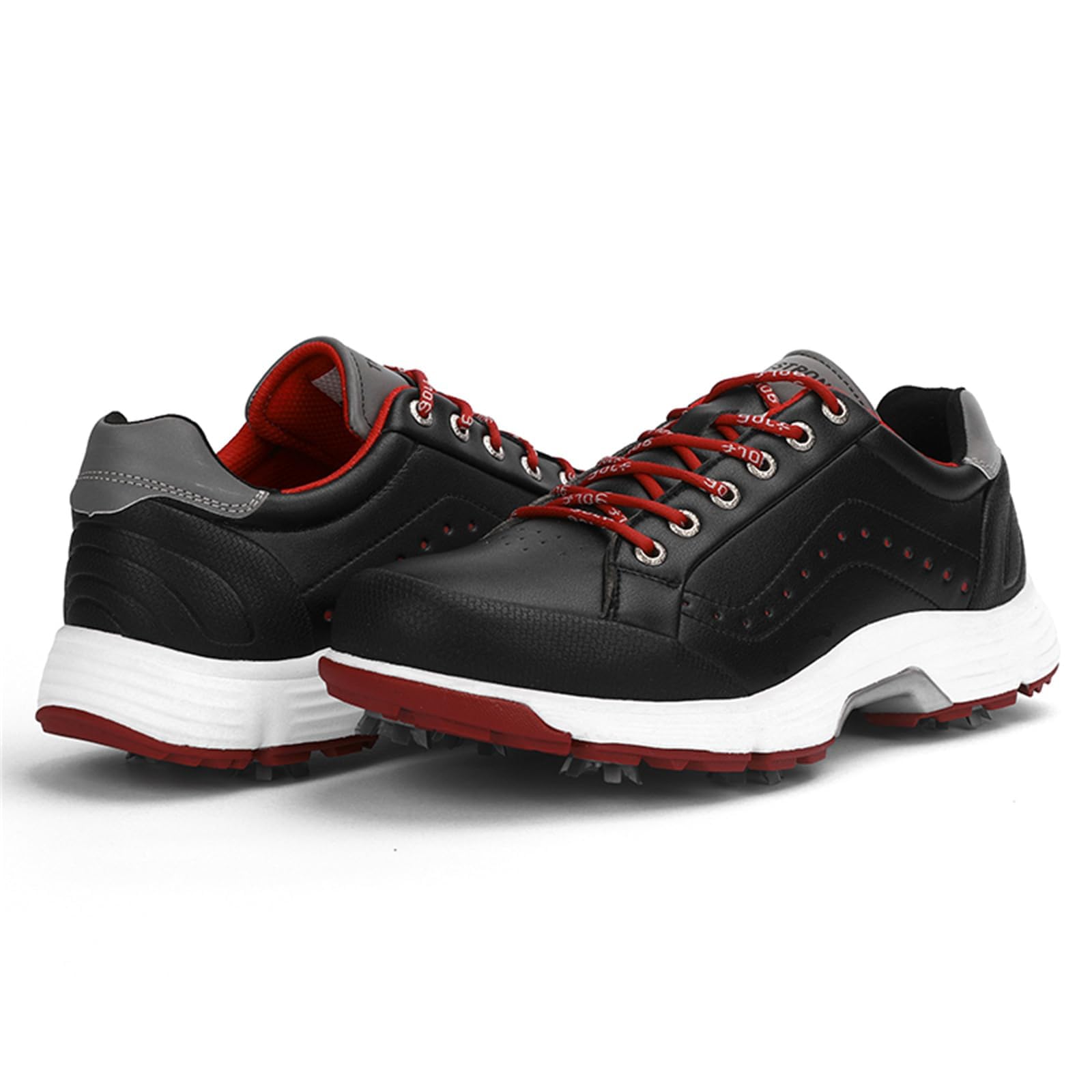 Scarpe da golf uomo con tacchetti sneakers professionali grip_voghion.com