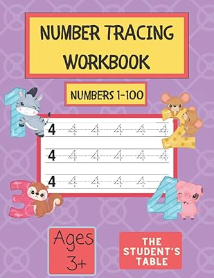 Number Tracing Workbook: Daily Practice Book, Numbers 1-100 for Preschool and Kindergarten Students