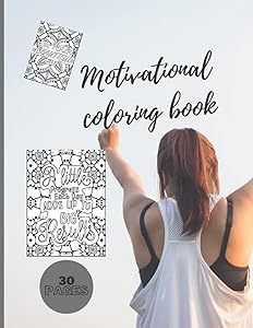 Motivational Coloring Book For adults: Never Give Up by Jakub Skupień