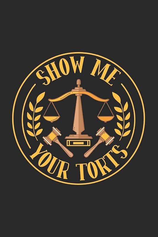 Show Me Your Torts: 120 Pages I 6x9 I Cornell Notes by Funny Notebooks