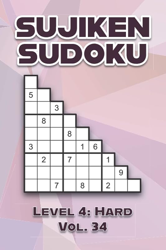 Sujiken Sudoku Level 2: Easy Vol. 34: Play Sujiken Sudoku Diagonally Nine Numbers Grid With Solutions Easy Level Volumes 1-40 Cross Sums Variation ... Puzzles Challenge For All Ages Kids to Adults by Sophia Numerik