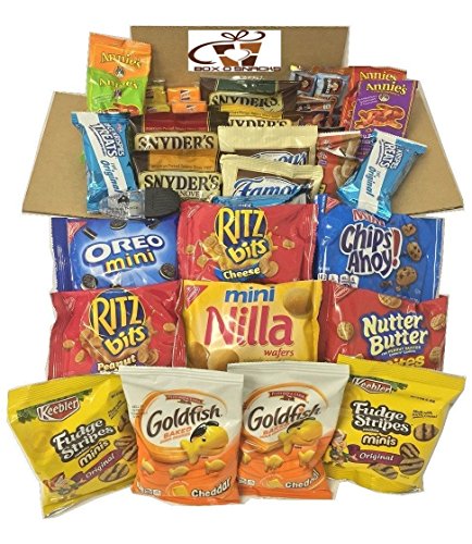 Box-O-Snacks Sweet & Salty Snack Gift Box: 41 Pack
