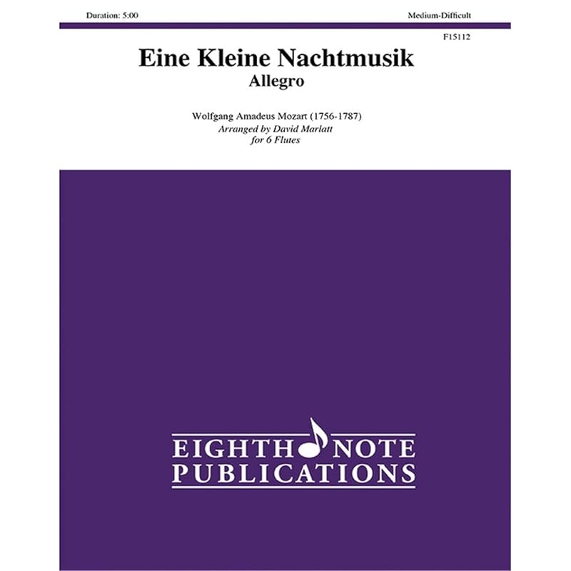 Eine Kleine Nachtmusik -- Allegro: Score & Parts (Eighth Note Publications) by Wolfgang Amadeus Mozart