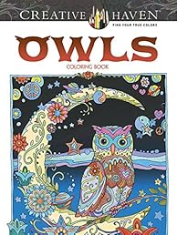 Creative Haven Owls Coloring Book (Creative Haven Coloring Books)