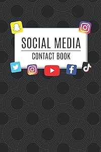Social Media Contact Book by Jessica L Washington