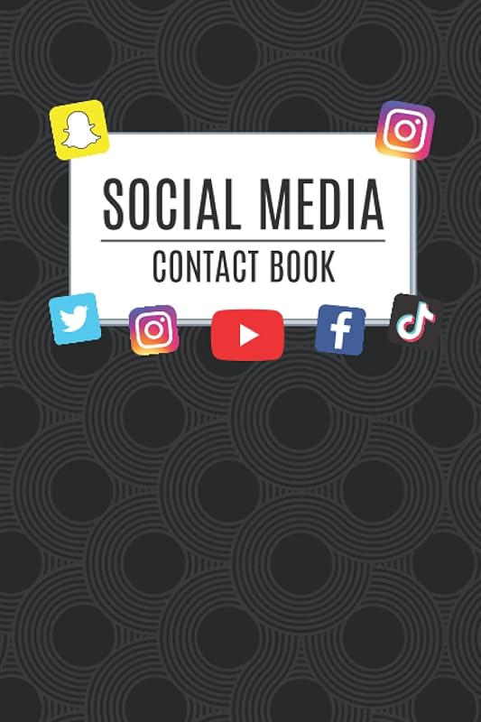 Social Media Contact Book by Jessica L Washington