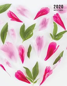 2020 Monthly Planner: Large Monthly Planner with Inspirational Quotes and Floral Cover (Volume 2) by Jasmine Creative