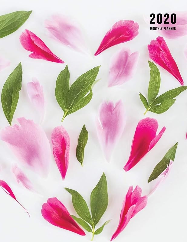 2020 Monthly Planner: Large Monthly Planner with Inspirational Quotes and Floral Cover (Volume 2) by Jasmine Creative