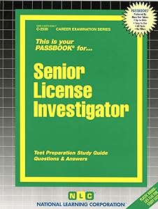 Senior License Investigator (Career Examination Series)