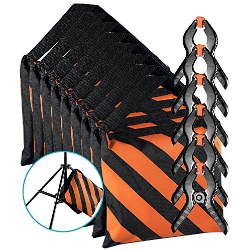 Algopix Similar Product 8 - Neewer 8pack BlackOrange Photographic