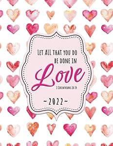 Christian Planner 2022: Weekly and Monthly Faith Focused Design includes Inspiring Bible Verses and Blank Lined sections for Appointments, Monthly Reflections, Prayers, and Planning by Good Vibes Gals