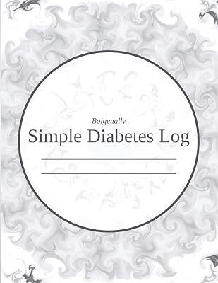 Bolgenally Simple Diabetes Log: A log book for diabetics to record and track blood sugar levels over a 2 year span (Design# 3878)