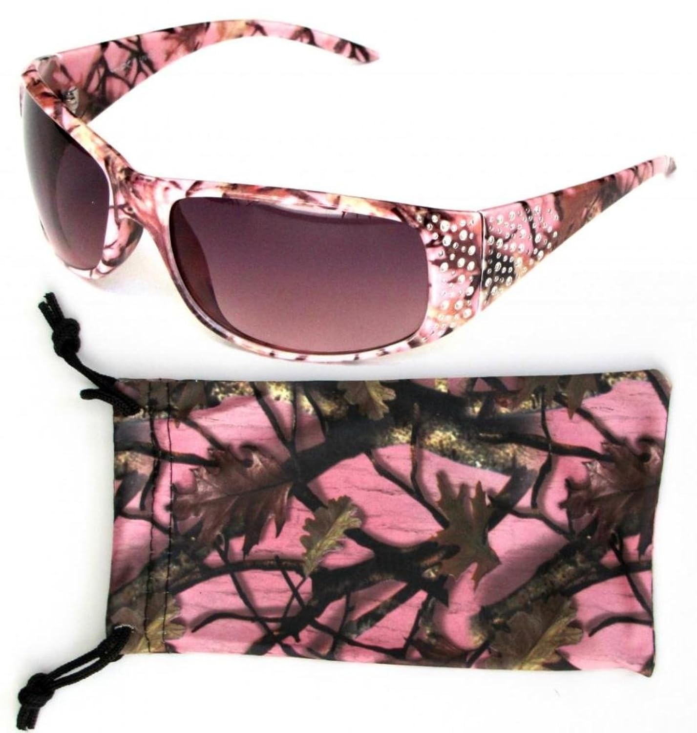 

Vertx Women's Hot Pink Camouflage Sunglasses W/free Camo Microfiber Bag