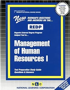 Management of Human Resources I (Regents External Degree Series (REDP))