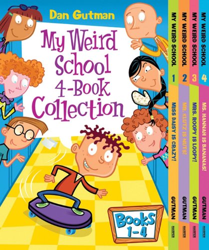 My Weird School 4-Book Collection with Bonus Material: My Weird School #1: Miss Daisy Is Crazy!; My Weird School #2: Mr. Klutz Is Nuts!; My Weird School ... My Weird School #4: Ms. Hannah Is Bananas! by Dan Gutman