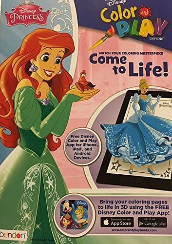 Disney Princess Color and Play Super Activity Coloring Book