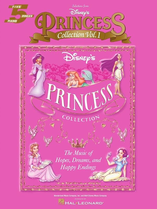 Selections from Disney's Princess Collection Vol. 1: The Music of Hope, Dreams and Happy Endings (Five-Finger Piano) by Various