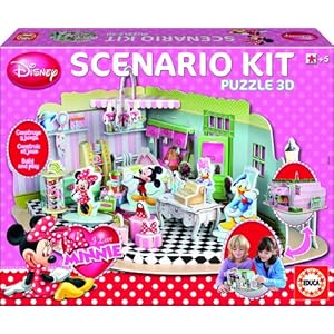 Disney 3d Scenario Puzzle Kit - Minnie Mouse Boutique