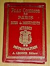 Plan commode de Paris: rues et monuments, Metropolitain, autobus