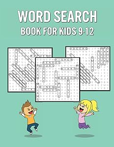 Word Search Book For Kids 9-12: 200 Fun Activity Puzzles with Solutions - Great Birthday Gift 200 Puzzles with Solutions – Great Games for Brain, Logic & Memory by Claire Evans