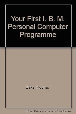 Your first IBM PC program