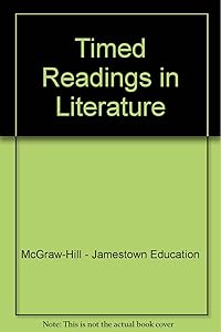 Timed Readings in Literature Special Value Set (10 books) Special Value Set (JT: READING RATE & FLUENCY)