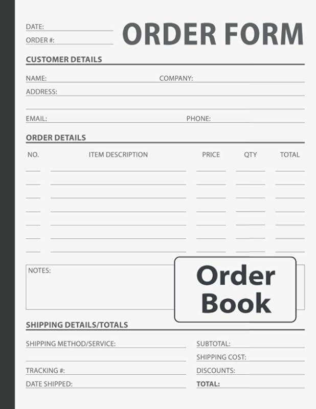 Order Book: For Small Business, Customer Order Tracker by Daisy Frost