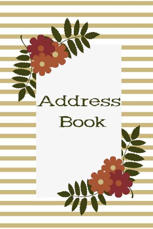 Address Book: Organizer and Notes with Alphabetical Tabs. for Keeping Track of Addresses, Email, Mobile, Work & Home Phone Numbers, Social Media & Birthday. matte finish cover by curvasud publishing