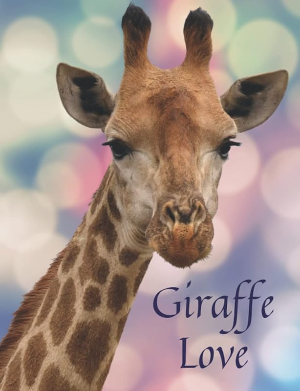 Giraffe Love 1 (M) Very Cute Animal Themed Journal Notebook, Graphics Interior, Pretty Back Cover: A Fun Present Gift For Giraffe Lovers Kids Teens Adults! This Cover Is Available In Sizes S-M-L by Jane Rae Always Press