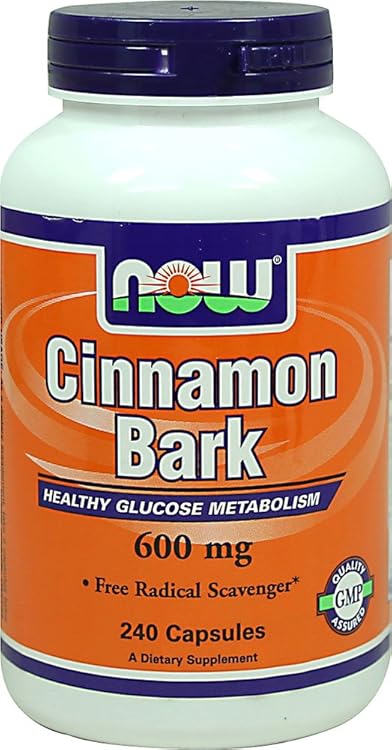 now foods cinnamon bark 600 mg-240 capsules