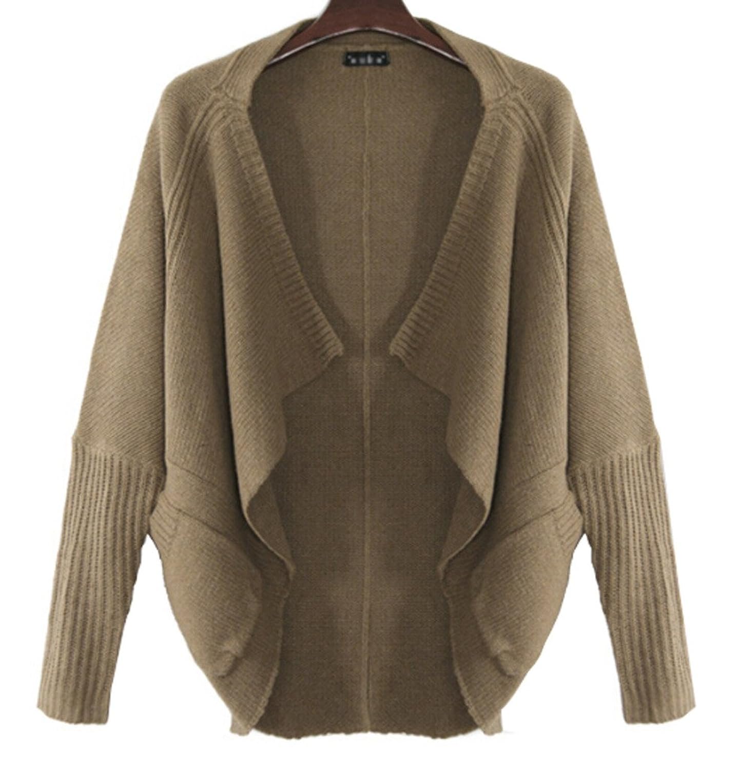 

Ladies fashion V-neck long cardigan sweater coat