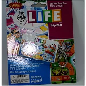 Click to buy The Game of Life keychain from Amazon! Click to buy The Game of Life keychain from Amazon!