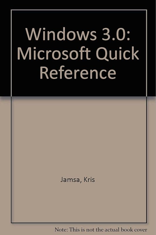Microsoft Windows 3 by Kris A. Jamsa