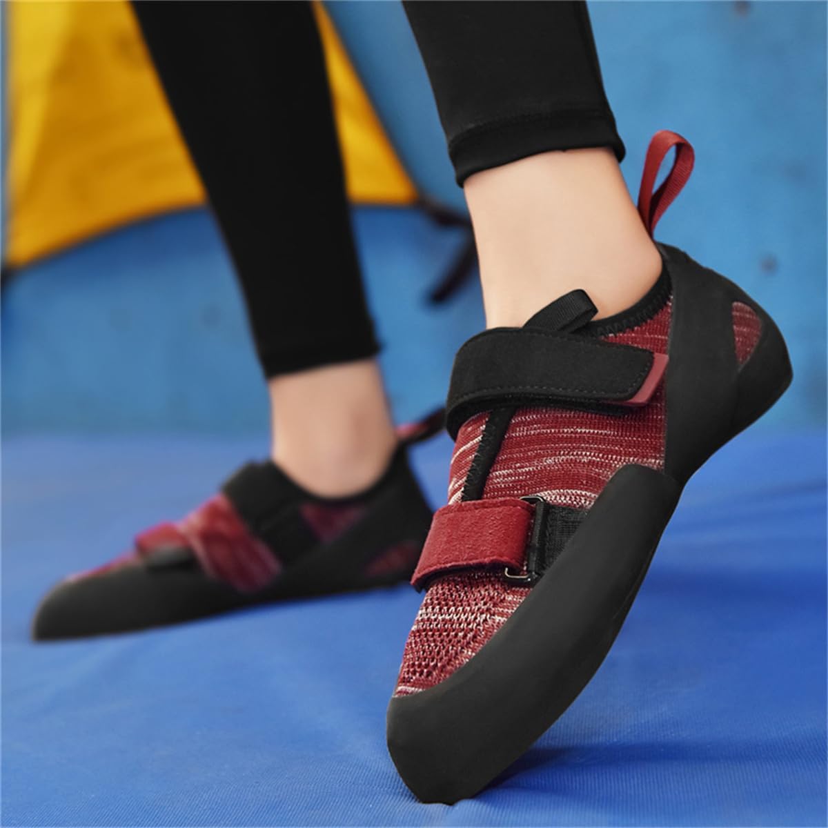 Men Women Rock Climbing Sneakers Beginners Kids Indoor Wall Climbing Shoes Non Slip Bouldering Athletic Shoes_vogvips.com