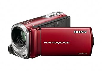 Sony DCR-SX44 Flash memory Handycam Camcorder (Red)