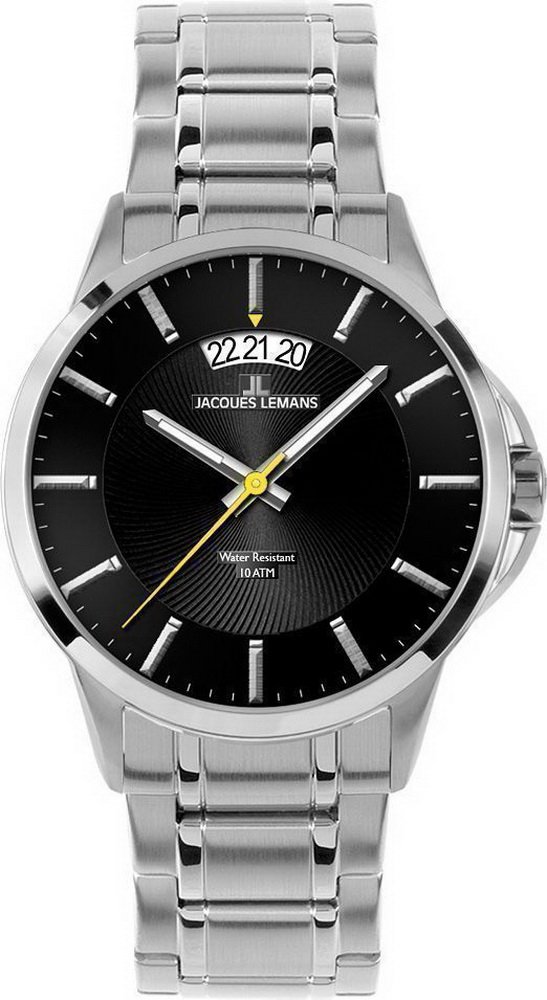 Jacques Lemans Orologio Da Uomo Sydney 1-1540D - Classico, Quarzo, Impermeabile 10 Bar, Elegante E Senza Tempo - 2