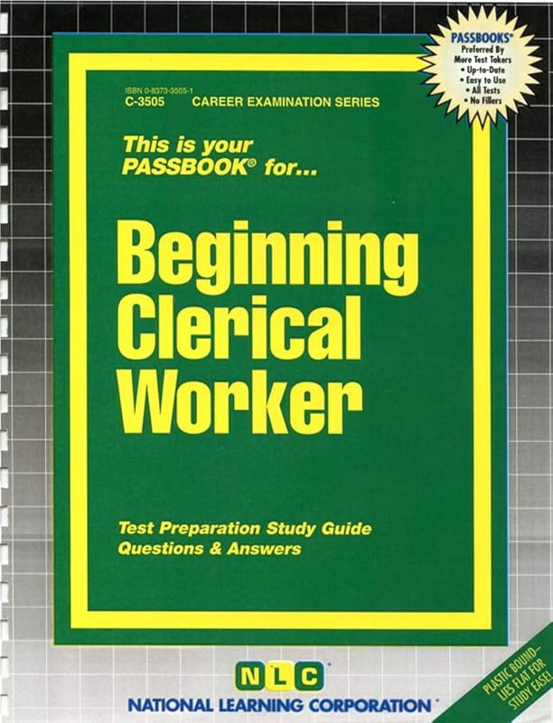 Beginning Clerical Worker(Passbooks) (Career Examination Series) by National Learning Corporation
