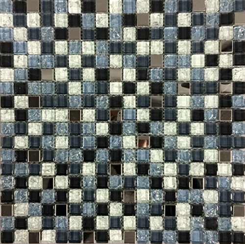 Algopix Similar Product 1 - Newport Blue Mosaic 12 In X 12 In