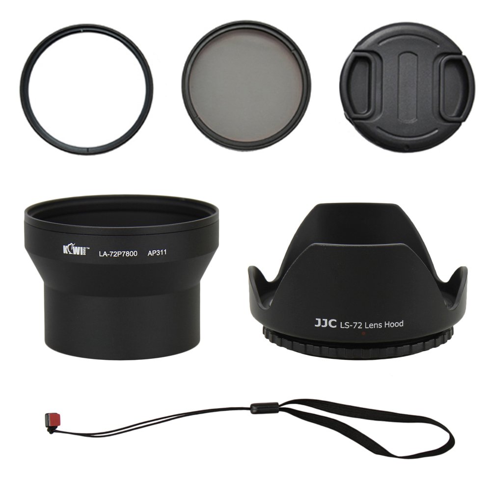 

P7800K Kit Set (6PCS) with adapter filters cap for NIKON COOLPIX P7800 P7700