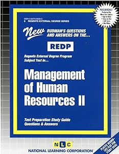 Management of Human Resources II (Regents External Degree Series (REDP))