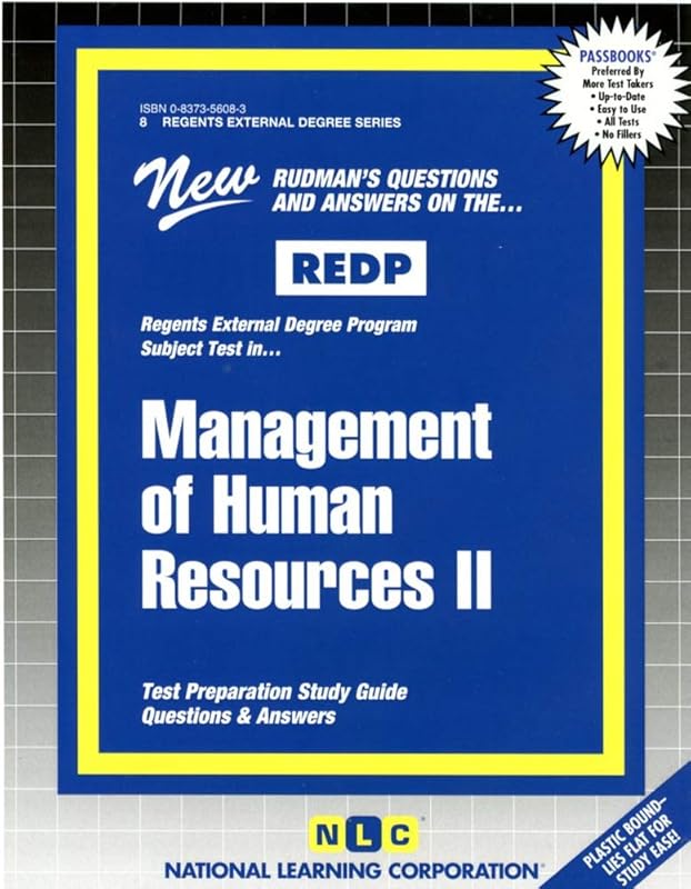 Management of Human Resources II (Regents External Degree Series (REDP)) by National Learning Corporation