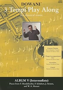 Album Vol. V (Intermediate) for Trumpet in Bb and Piano (3 Tempi Play Along) by Hal Leonard Corp.