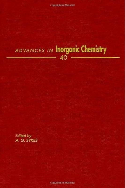 Advances in Inorganic Chemistry 40 by Author Unknown