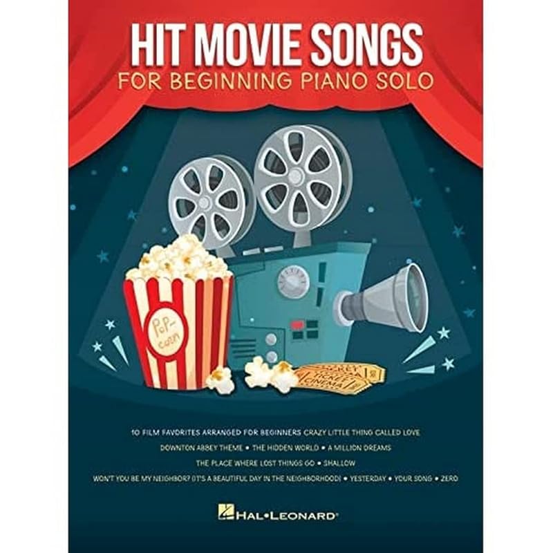 Hit Movie Songs: Beginning Piano Solo Songbook by Hal Leonard Corp.