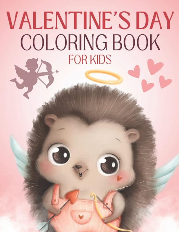 Valentine's Day Coloring Book for Kids: A Coloring Book Filled with LOVE for Boys and Girls to Color for Valentine's with Funny Cartoon Designs! by GEM Publishing