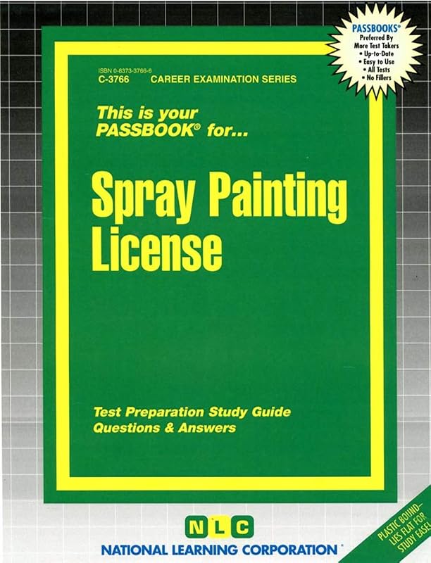 Spray Painting License(Passbooks) (Career Examination Series) by National Learning Corporation