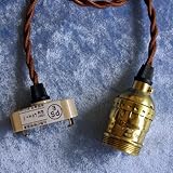 真鍮 ソケット ペンダント ライト E26 (コード オーダーカット可) (オリジナル (全長 60cm)) 真鍮 ソケット ペンダント ライト E26 (コード オーダーカット可) (オリジナル (全長 60cm))