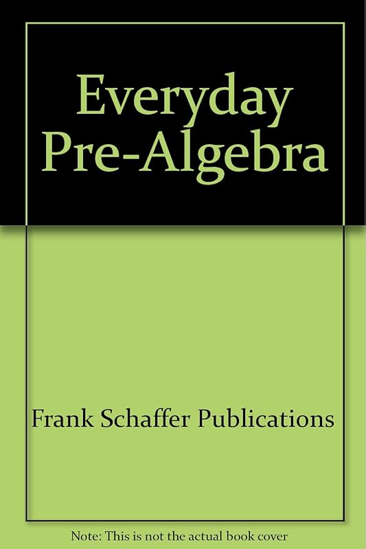 Pre-Algebra for Everyday by Karen Sanderson