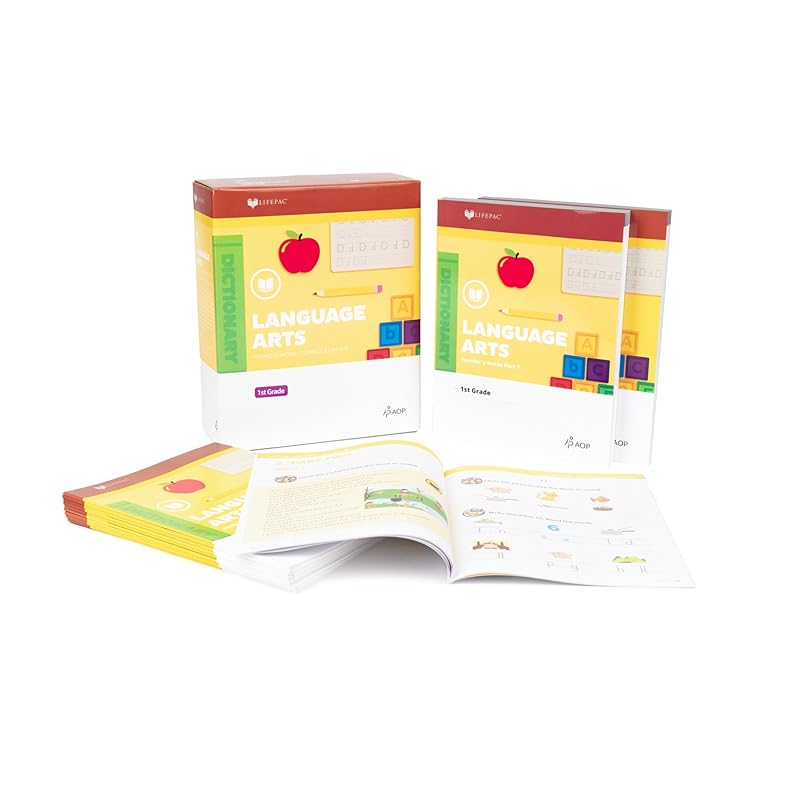 Lifepac Language Arts 1st Grade Complete Set by Alpha Omega Publications