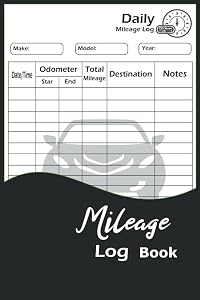 Mileage Log Book: Dated : January 2022-December 2022,Auto mileage tracker by Tomas Nasi